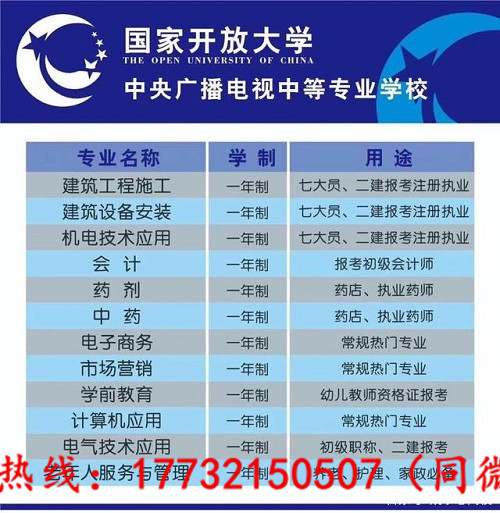 電大中專自己怎么報(bào)名？